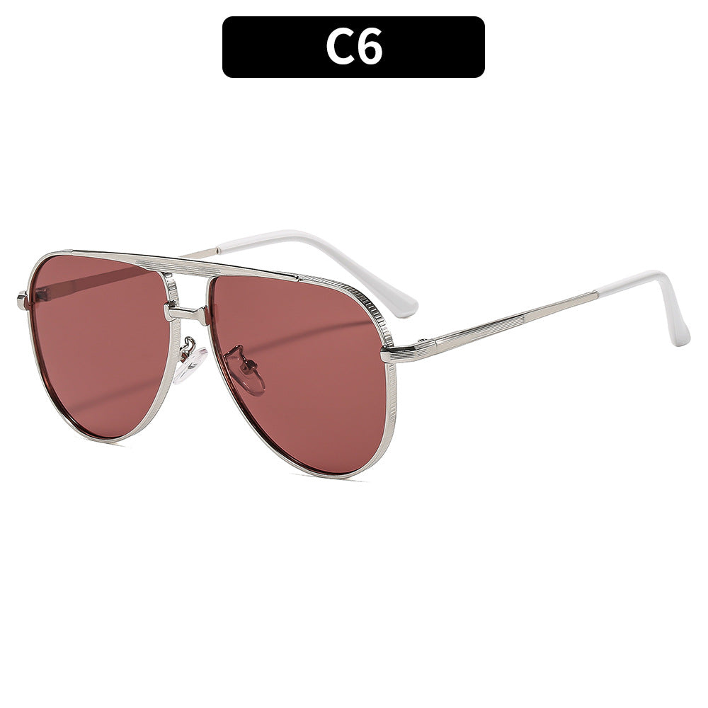 Ladies fashion aviator sunglasses with elegant metal frame and UV400 protection Stornfield