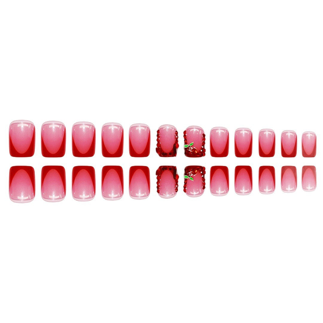Elegant Theatrical Press-On Nail Set Stornfield