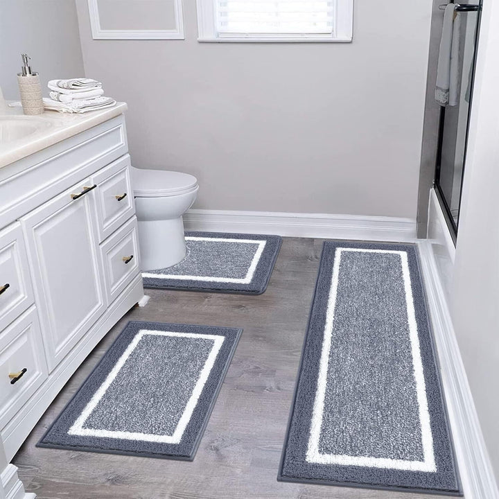 Modern Bathroom Mat Set