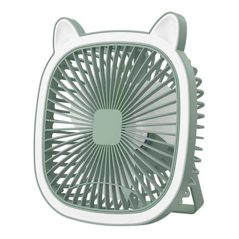 Ladies Portable Mini Table Fan in Cute Cat Design Stornfield