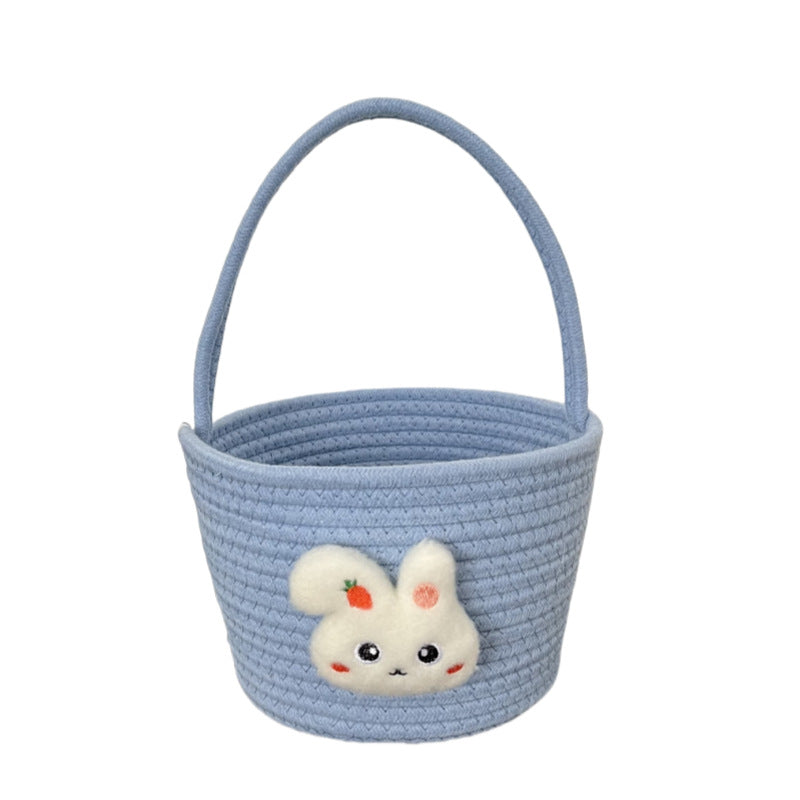 Ladies decorative basket with cute rabbit motif Stornfield
