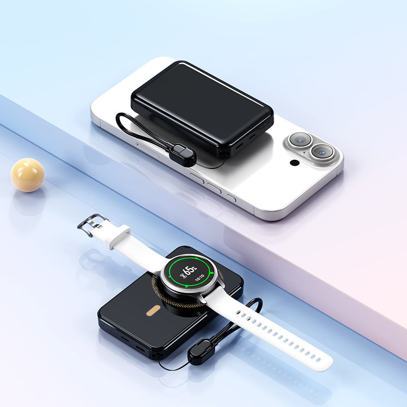 Compact power bank with integrated induction charging function Stornfield