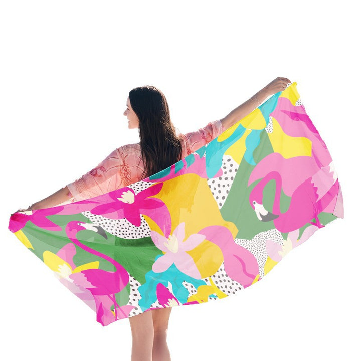 Beach towel in elegant jellyfish design Stornfield