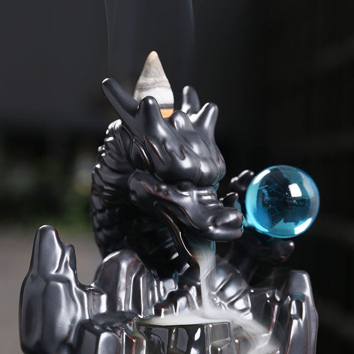 Dragons-Theme Artistic Incense Holder
