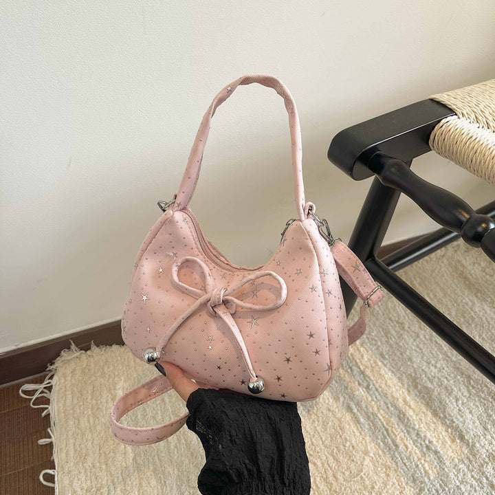 WoDecorative Star-Patterned Hobo Bag Stornfield