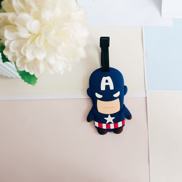 Unisex Silicone Superhero-Themed Luggage Tag Stornfield