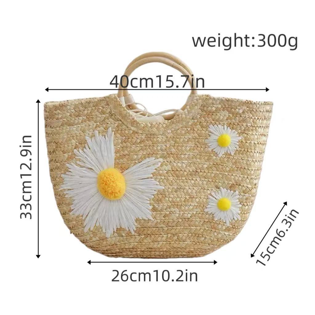 Stylish tote bag with floral accents Stornfield
