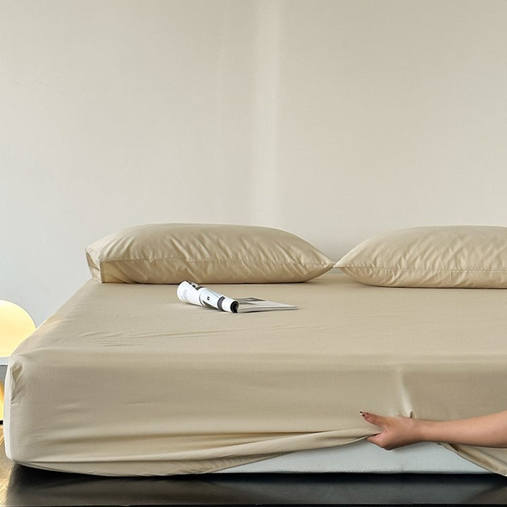 Cooling Bamboo-Blend Deep-Pocket Fitted Sheet and Pillowcase Set