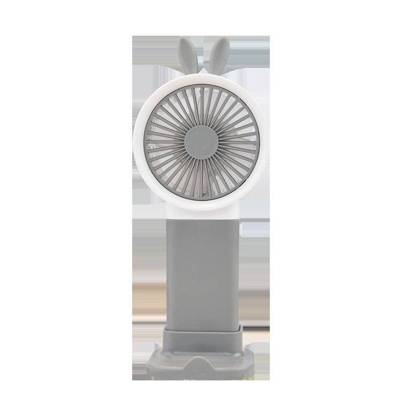 Unisex Cute Bunny-Themed Rechargeable Handheld Fan Stornfield