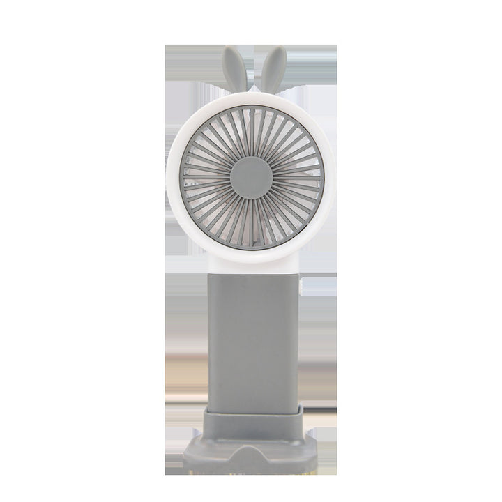 Unisex Cute Bunny-Themed Rechargeable Handheld Fan Stornfield