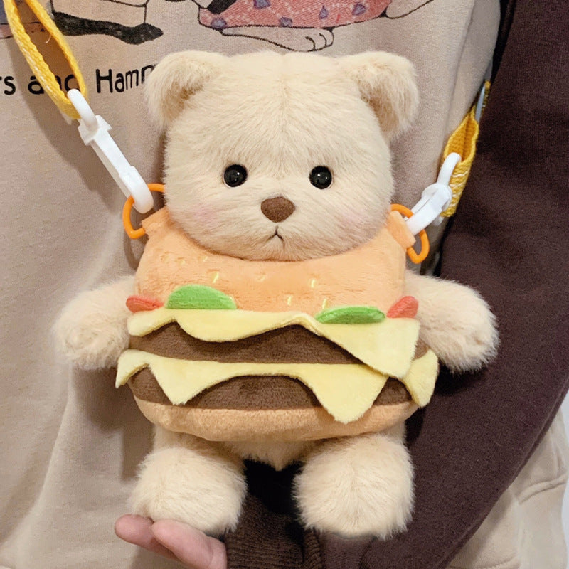 Cuddly toy with hamburger application Stornfield