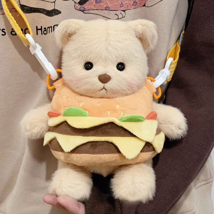 Cuddly toy with hamburger application Stornfield
