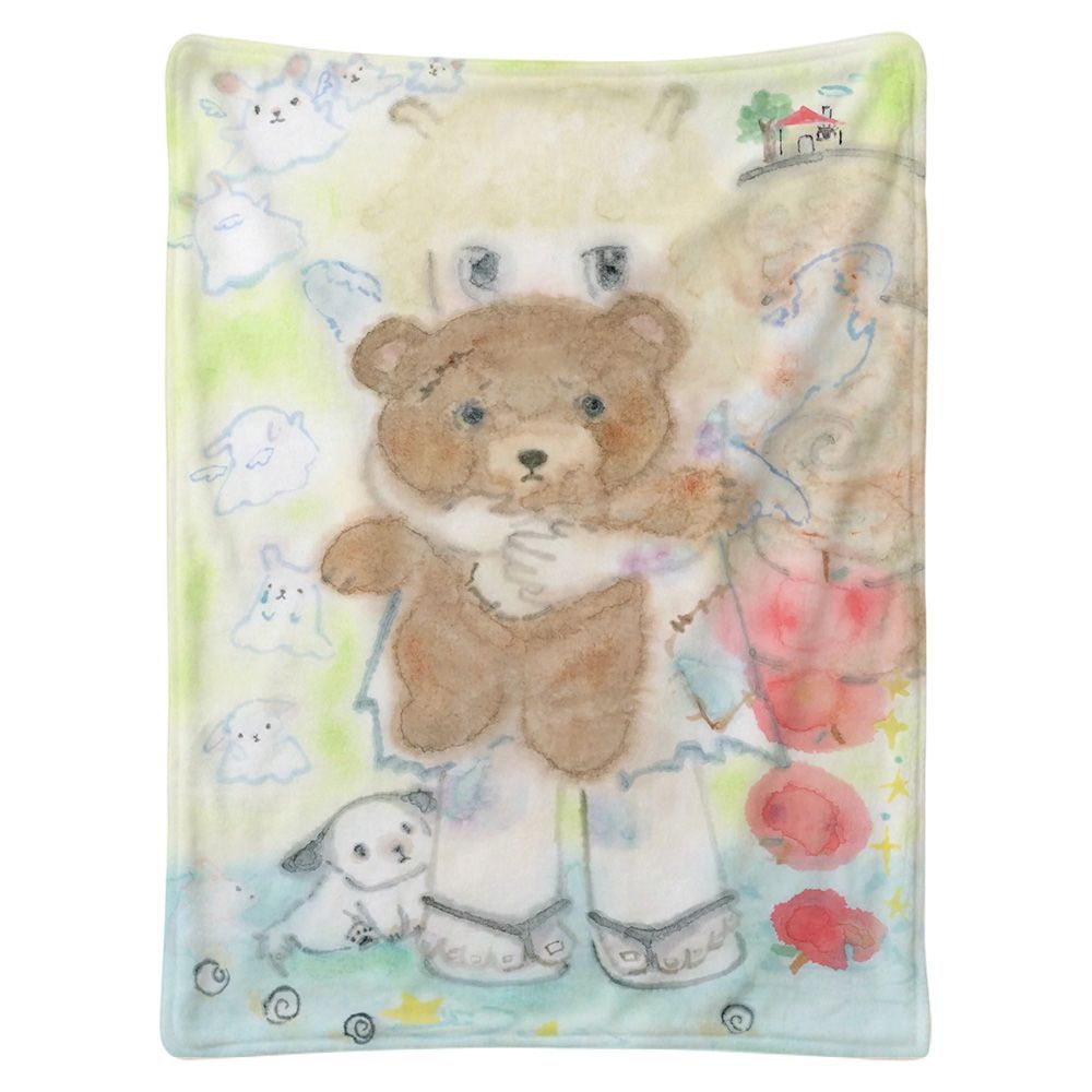 Cuddly Character-Themed Throw Blanket