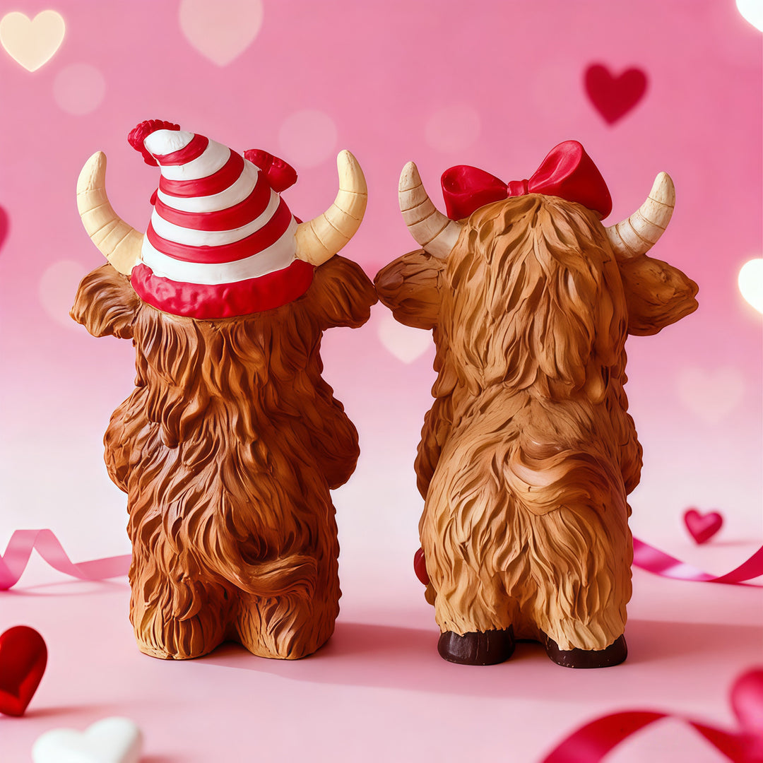 Decorative Horned Cattle Figure Stornfield