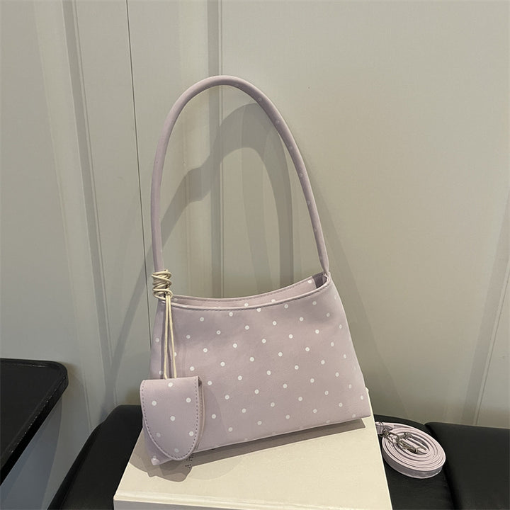 Polka Dot Shoulder Handbag