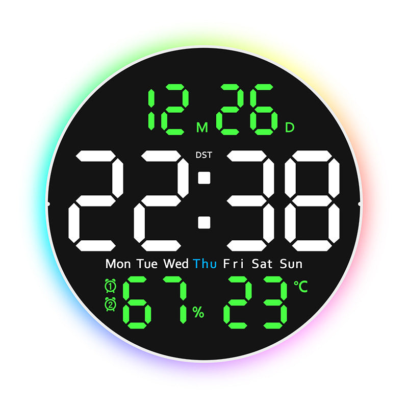 Digital LED alarm clock with hygrometer and temperature display Stornfield