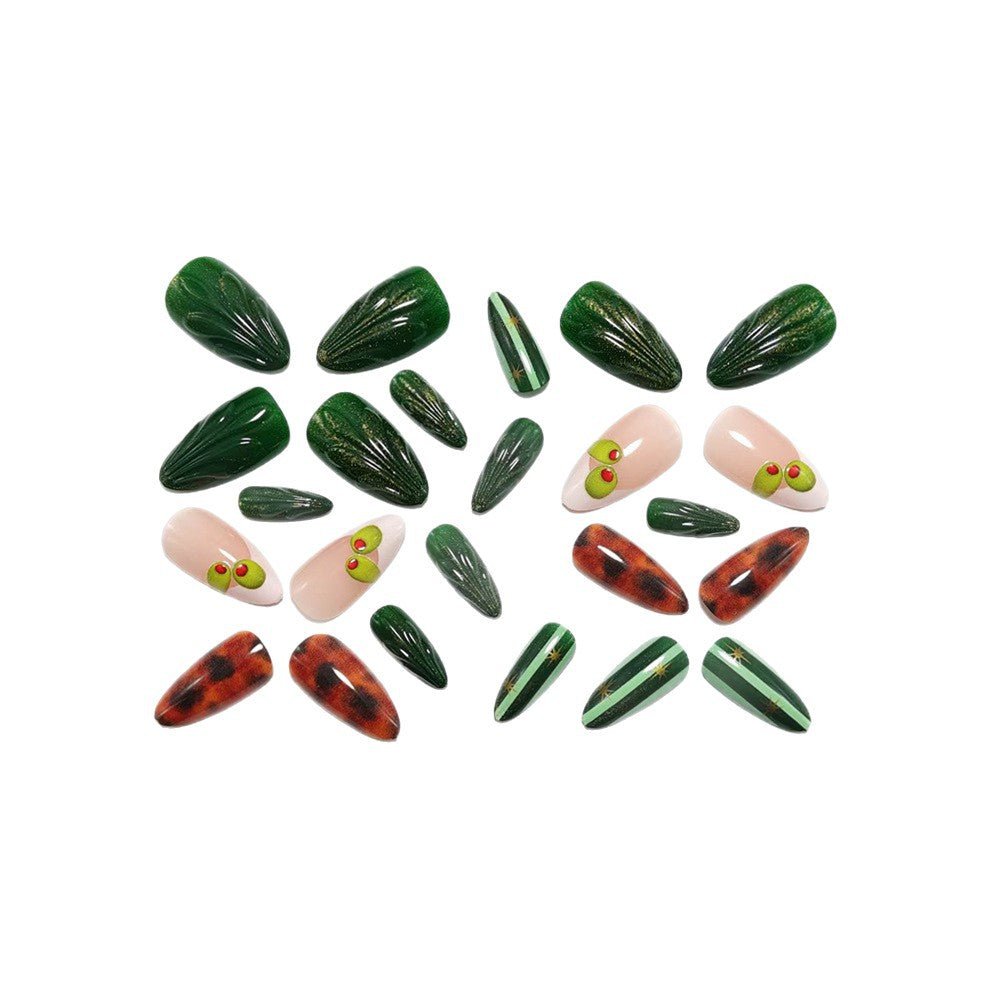 Artificial nails with creative geometric design Stornfield