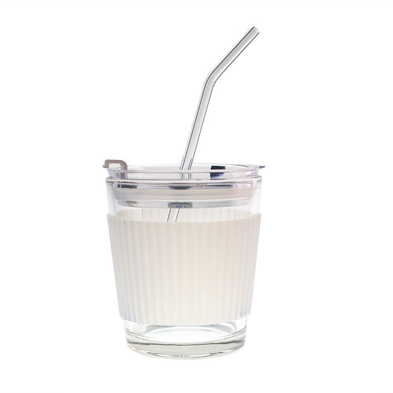 Ladies Insulated Drinking Cup with Flexible Silicone Cover and Integrated Straw Stornfield