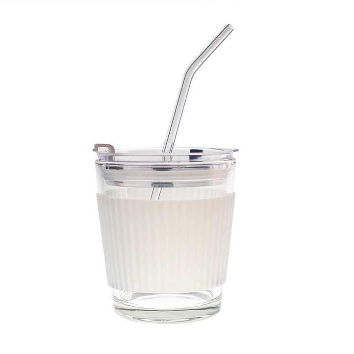 Ladies Insulated Drinking Cup with Flexible Silicone Cover and Integrated Straw Stornfield