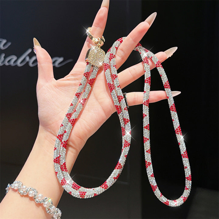Sparkling Crystal Eyewear Chain Stornfield