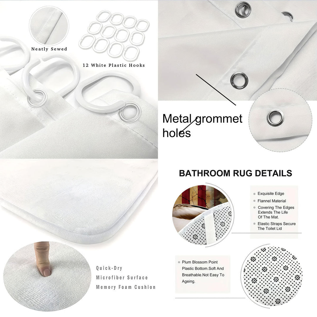 Digital Duck-Themed Bathroom Set Stornfield