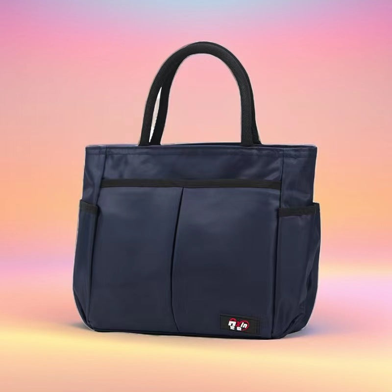 Multi-Pocket Candy Print Tote Bag Stornfield