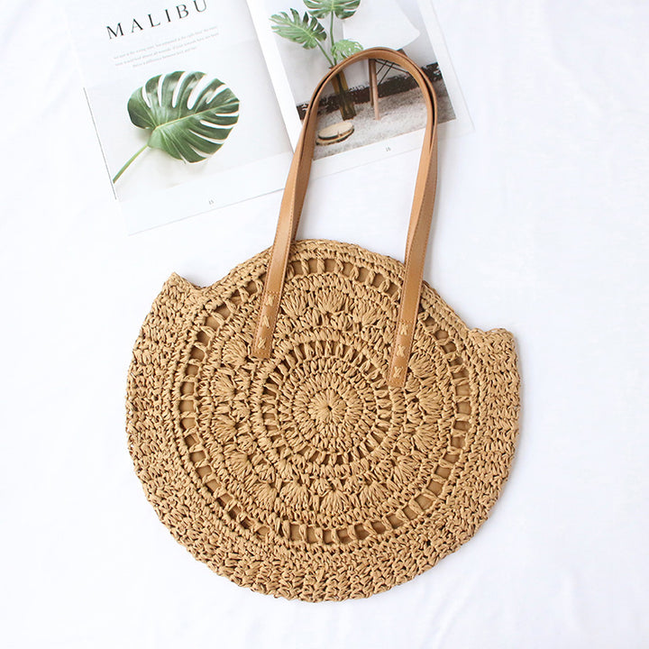 Round-woven beach bag Stornfield