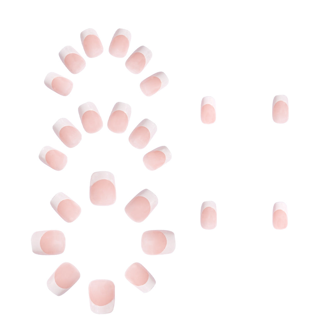 Artificial nails in elegant French style Stornfield