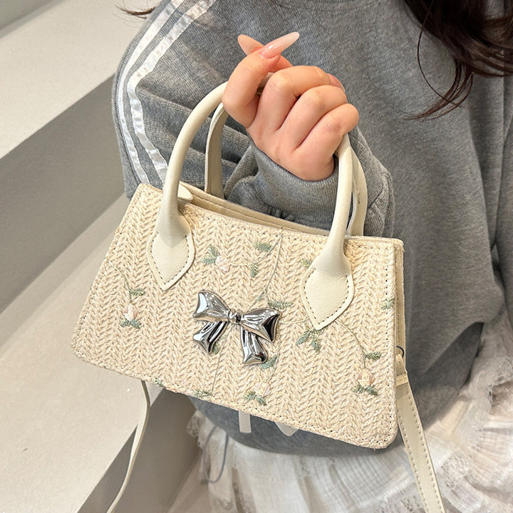 Elegant Embroidered Mini Handbag