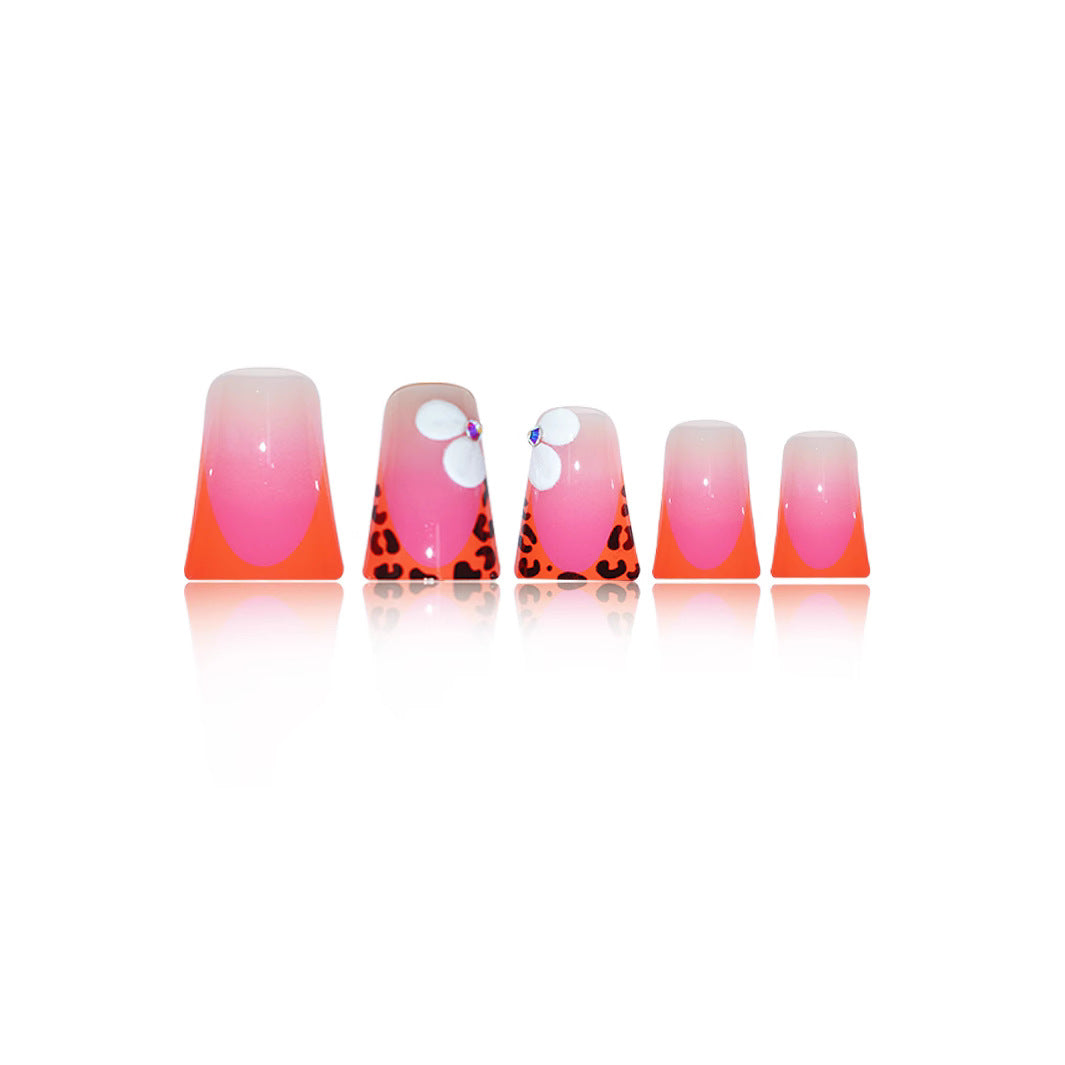 Decorative Leopard Print Press-On Nails Stornfield