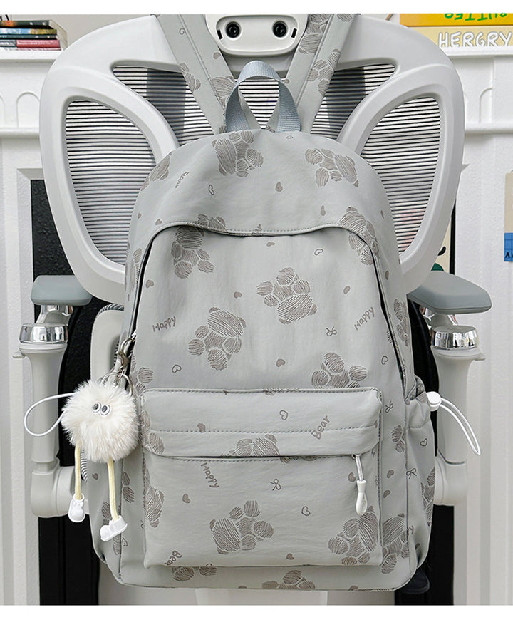 Backpack with Cute Paw Designs and Ergonomic Shoulder Straps Stornfield