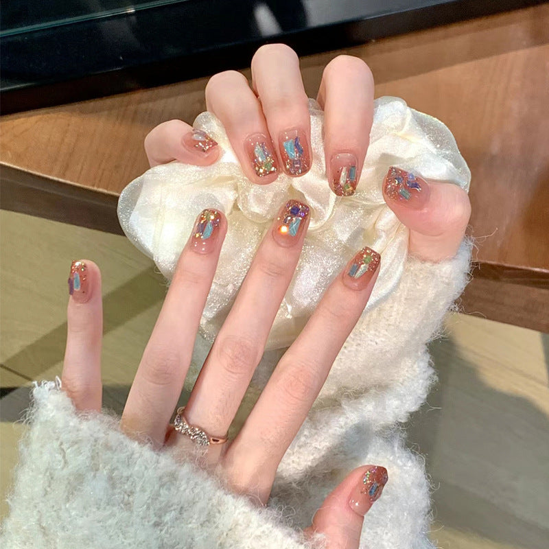 Decorative Press-On Nail Art Set Stornfield