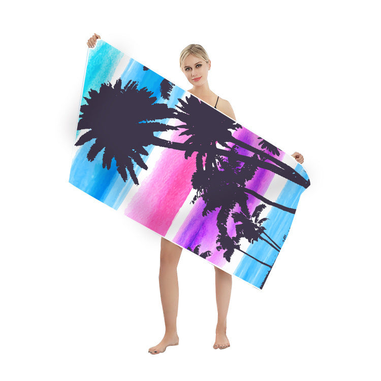 Beach towel with creative mandala design Stornfield
