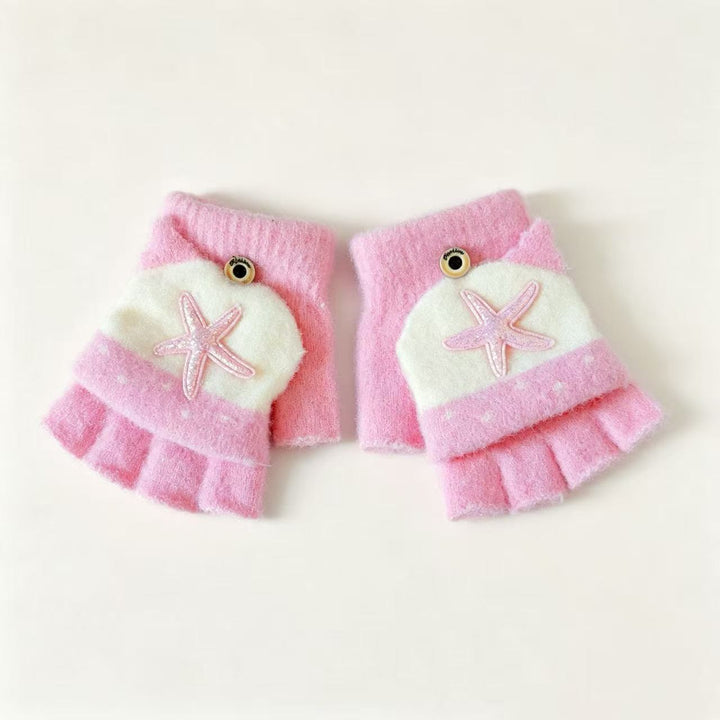 Cute Cartoon-Themed Fingerless Gloves Stornfield