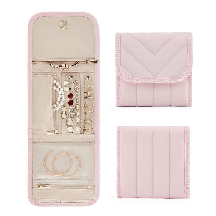 Jewelry organizer with versatile compartment layout Stornfield