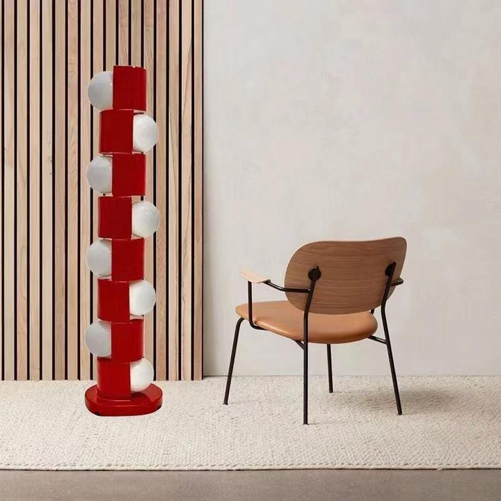 Sculptural Tower Floor Lamp with Modern Design