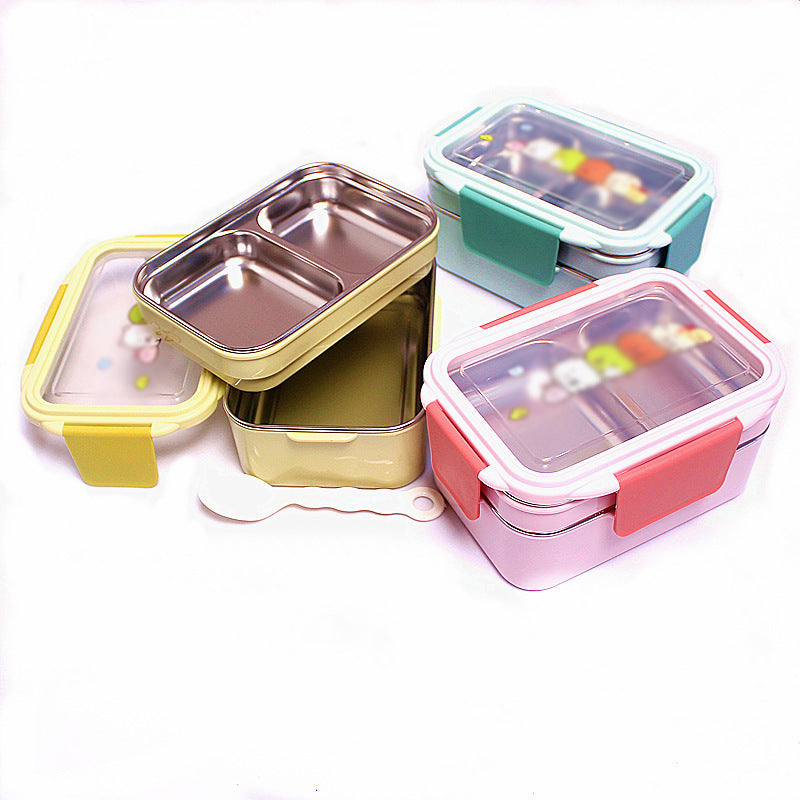 Cute Multi-Compartment Food Storage Container Set