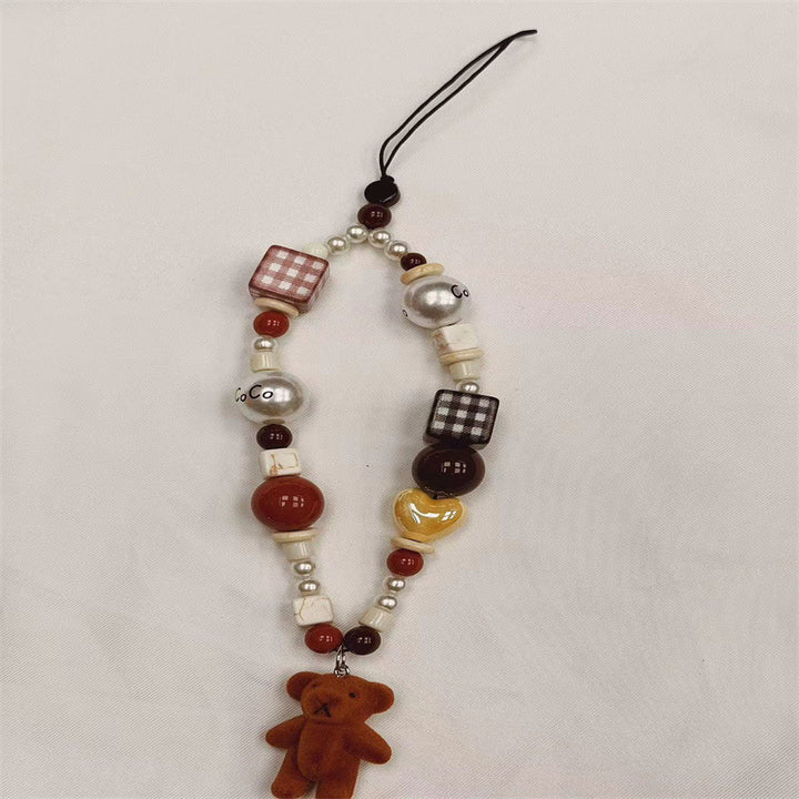 Decorative Beaded Phone Charm Stornfield 1790135442