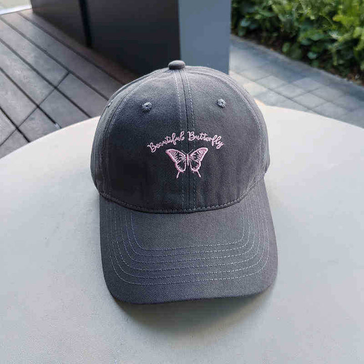 Women's Embroidered Butterfly Cap Stornfield