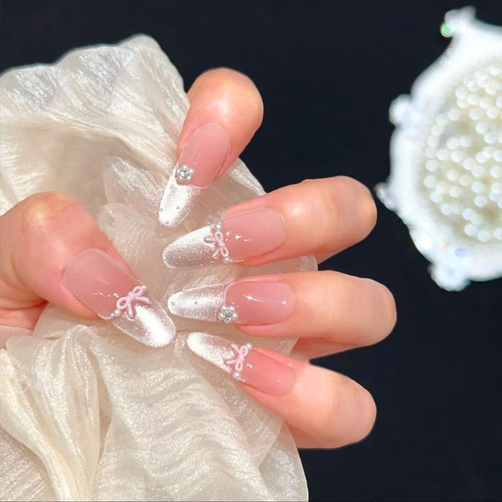 3D Embellished Press-On Nail Art Set Stornfield