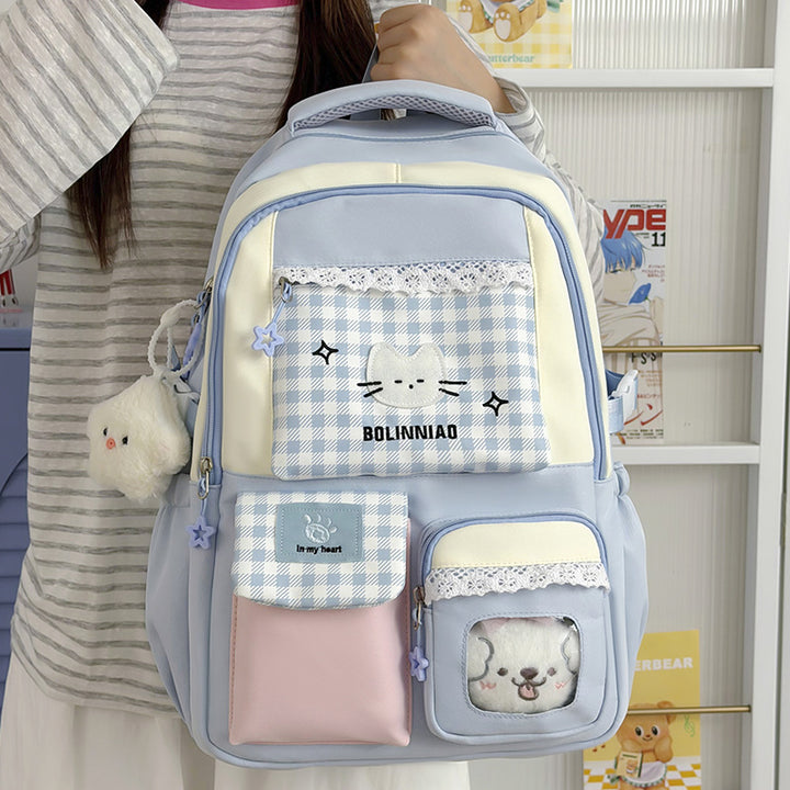 Cute Cartoon Cat-Themed Backpack Stornfield