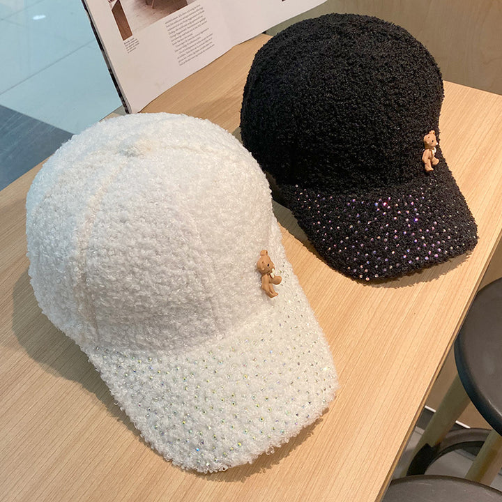 Women's Shimmering Fuzzy Baseball Cap Stornfield