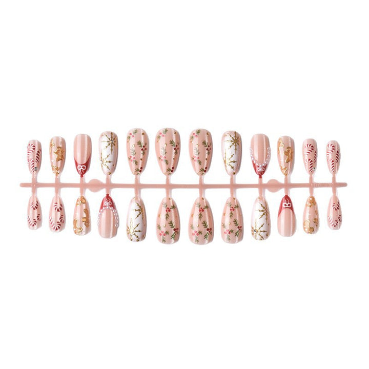 Elegant Artificial Nail Collection with Luxurious Accents Stornfield