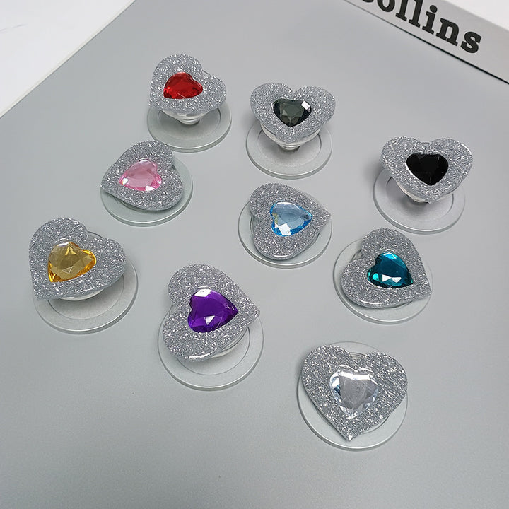 Decorative Heart-Shaped Phone Grip Stornfield