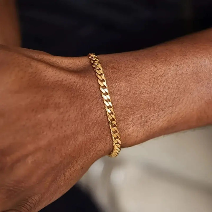 Layered Textured Chain Bracelet Stornfield