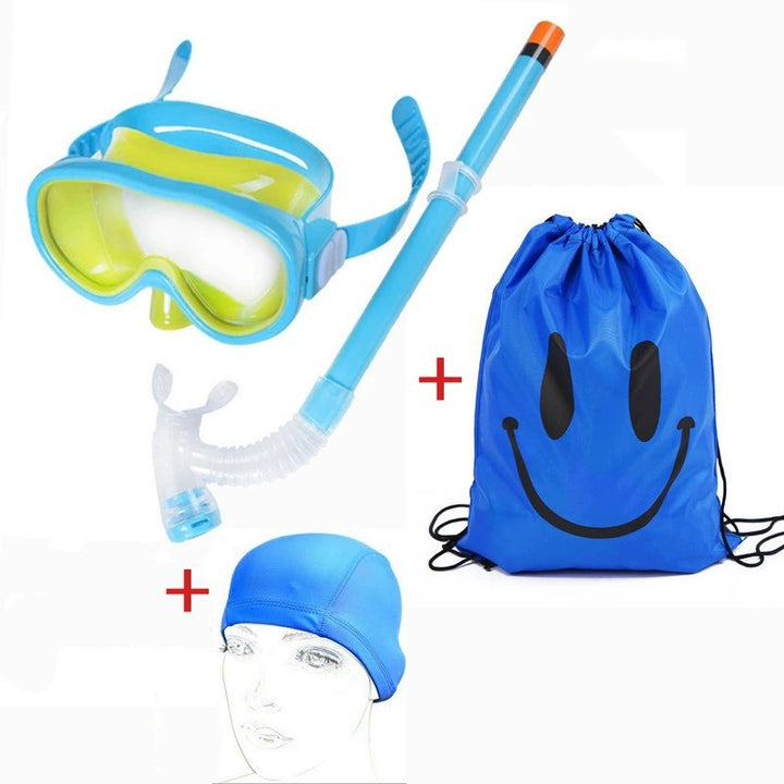 Diving goggles set with breathable snorkel and waterproof backpack Stornfield