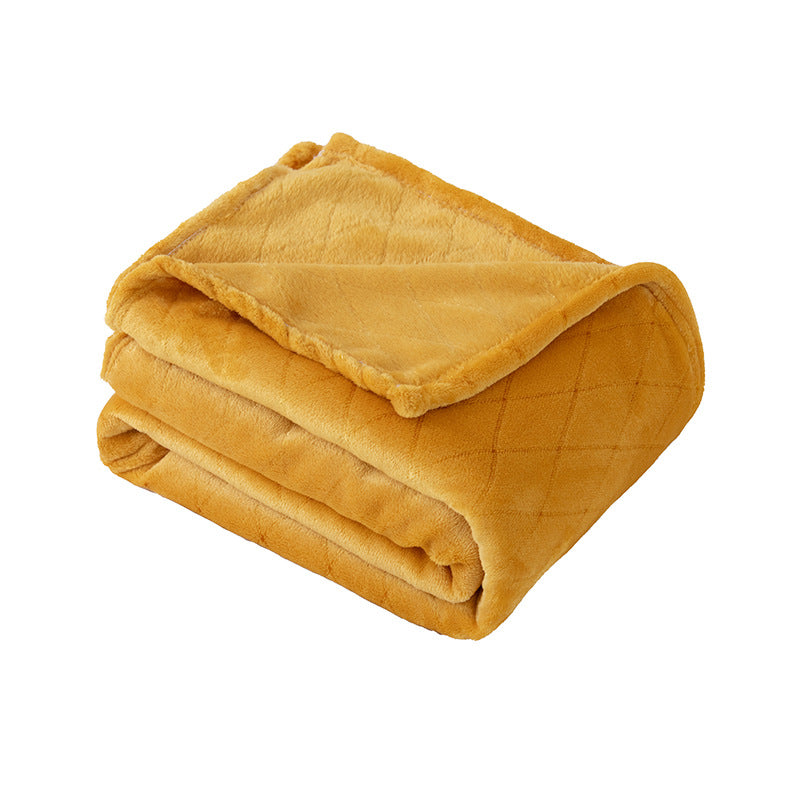 Ladies Soft and Luxurious Plush Blanket with Detailed Rib Structure Stornfield