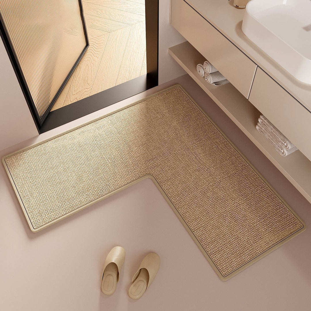 L-Shaped Anti-Slip Bath Mat