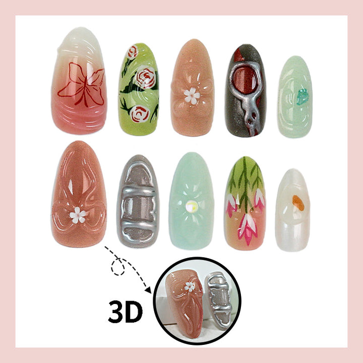 Luxury Artificial Nail Set Stornfield