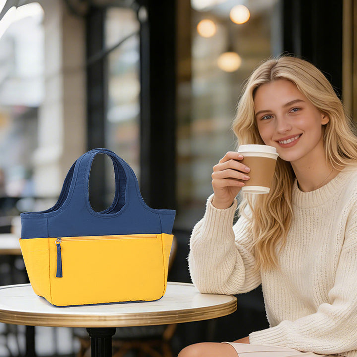 Insulated picnic bag with practical outer pocket Stornfield